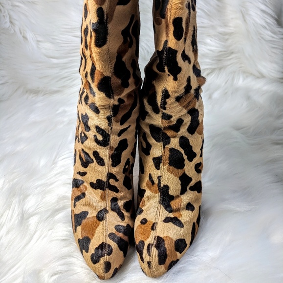 *SOLD* Cristian Louboutin Leopard Ponyhair Boots - Picture 7 of 8
